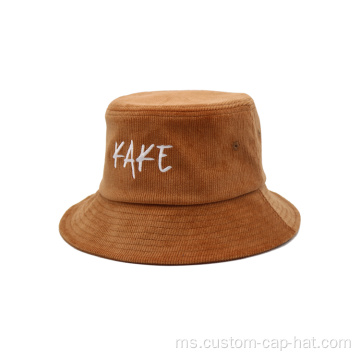 Topi baldi korduroy tersuai dengan logo